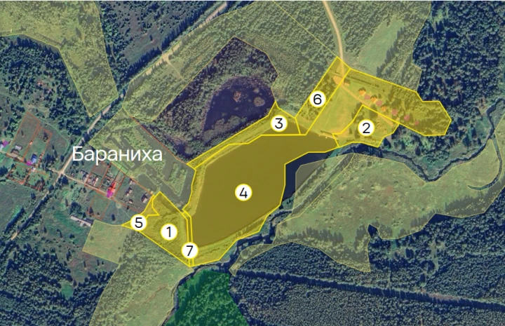 База отдыха на берегу озера в Тверской области